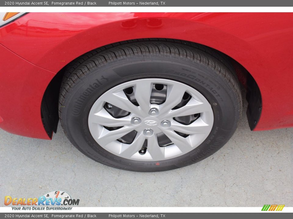 2020 Hyundai Accent SE Pomegranate Red / Black Photo #5