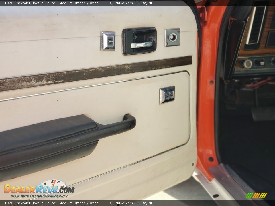 1976 Chevrolet Nova SS Coupe Medium Orange / White Photo #12