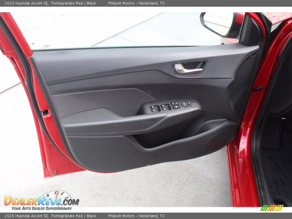 2020 Hyundai Accent SE Pomegranate Red / Black Photo #9