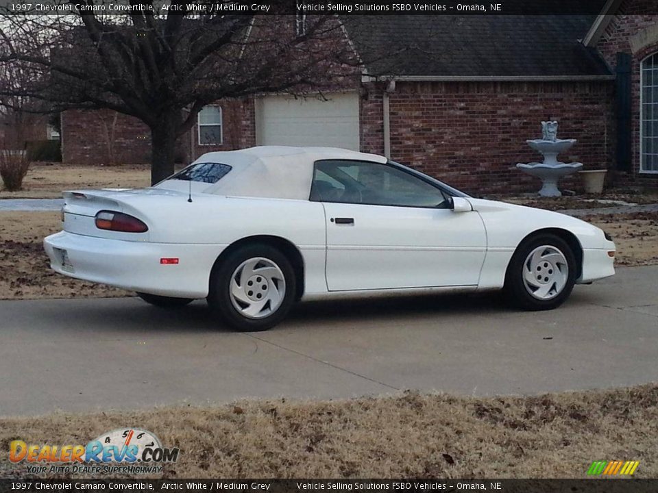 1997 Chevrolet Camaro Convertible Arctic White / Medium Grey Photo #7