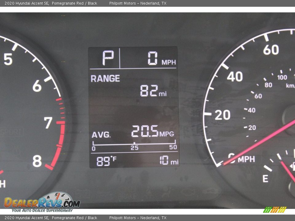 2020 Hyundai Accent SE Pomegranate Red / Black Photo #14