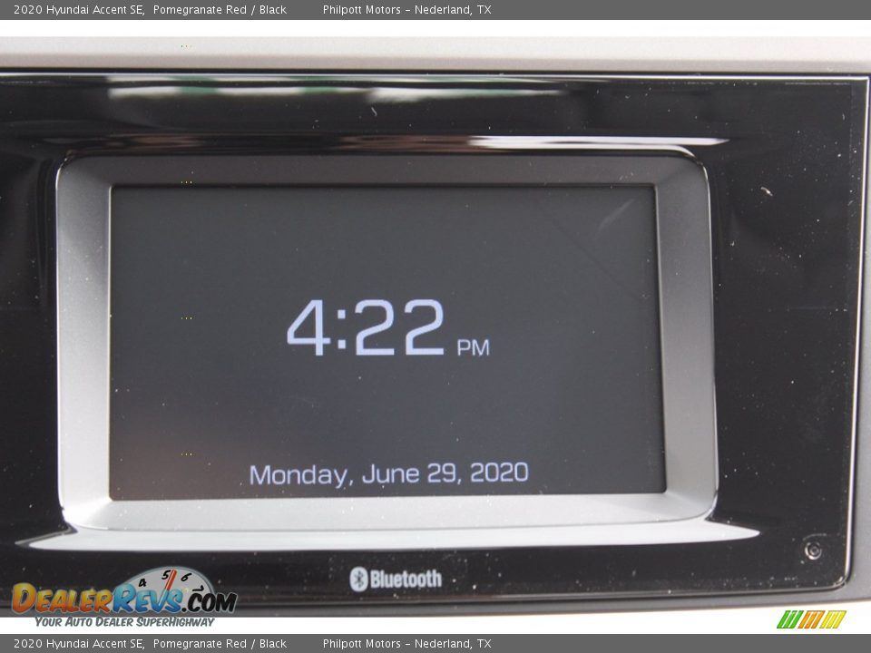 2020 Hyundai Accent SE Pomegranate Red / Black Photo #15