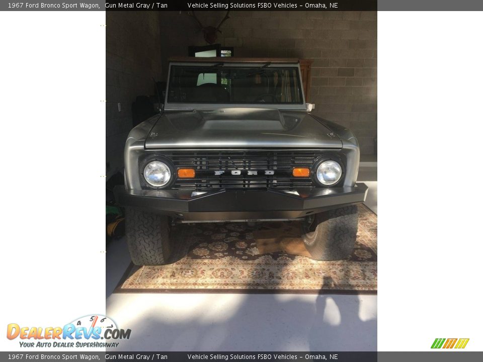 1967 Ford Bronco Sport Wagon Gun Metal Gray / Tan Photo #8