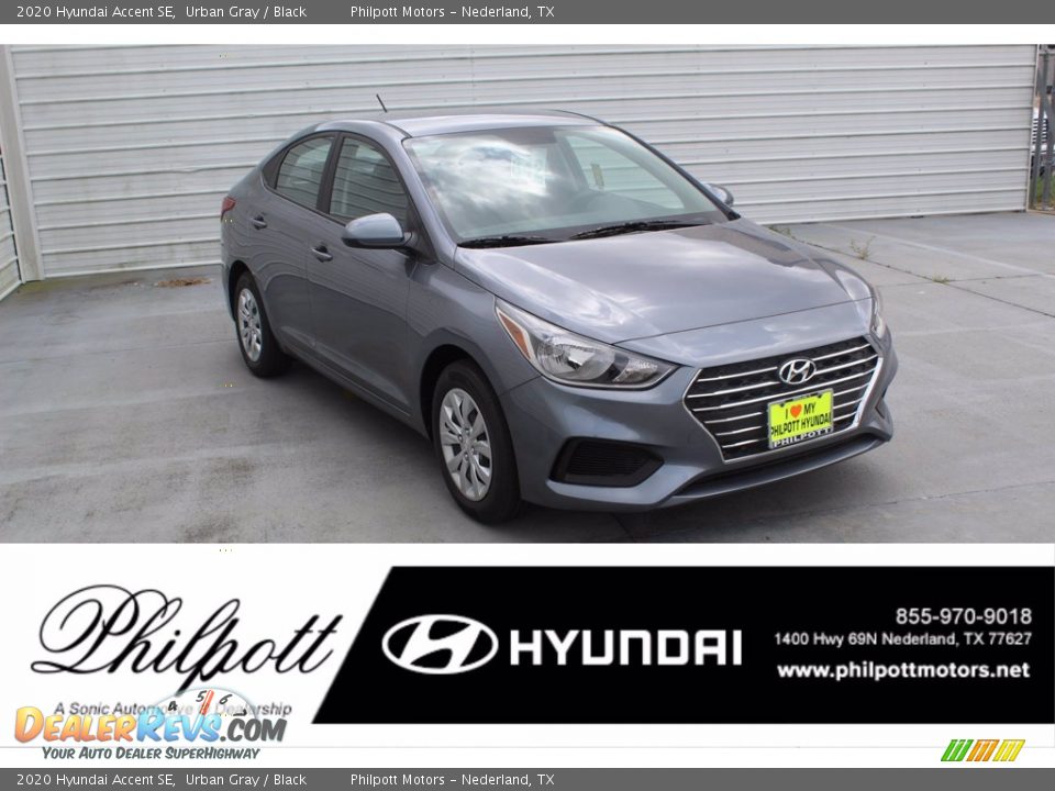2020 Hyundai Accent SE Urban Gray / Black Photo #1