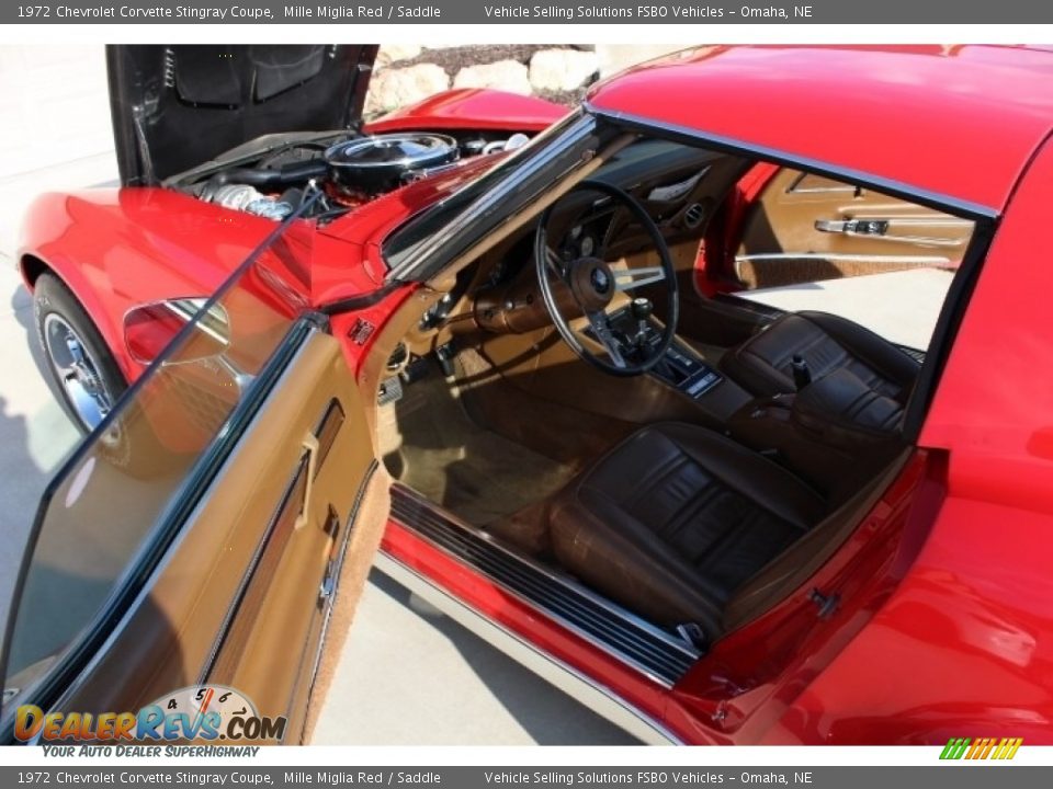 1972 Chevrolet Corvette Stingray Coupe Mille Miglia Red / Saddle Photo #2