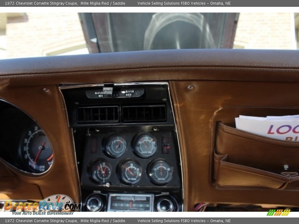 1972 Chevrolet Corvette Stingray Coupe Mille Miglia Red / Saddle Photo #4