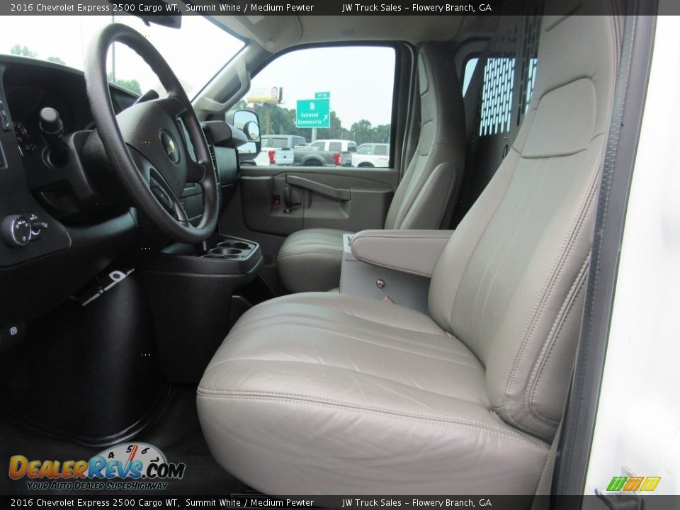 Front Seat of 2016 Chevrolet Express 2500 Cargo WT Photo #28