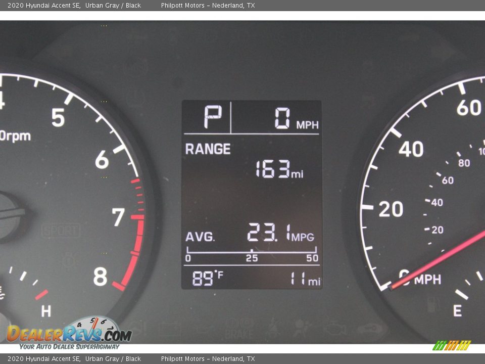 2020 Hyundai Accent SE Urban Gray / Black Photo #14