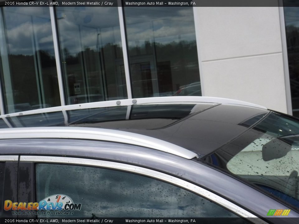 2016 Honda CR-V EX-L AWD Modern Steel Metallic / Gray Photo #4