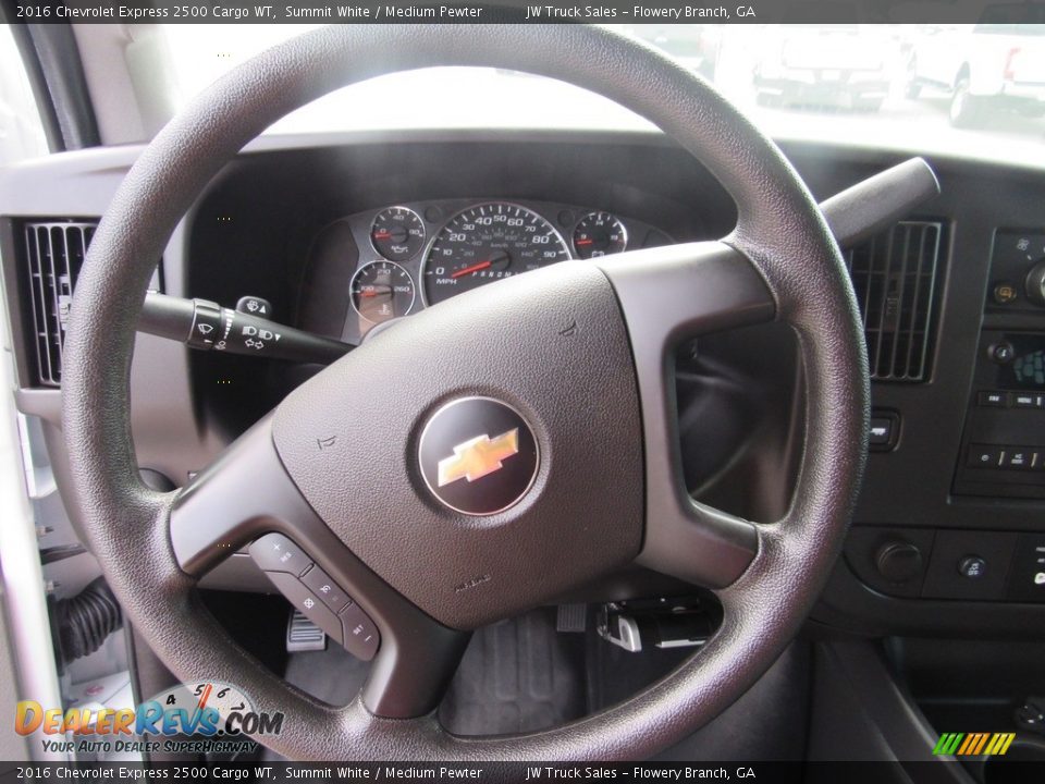 2016 Chevrolet Express 2500 Cargo WT Steering Wheel Photo #31