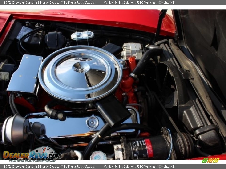 1972 Chevrolet Corvette Stingray Coupe Mille Miglia Red / Saddle Photo #10