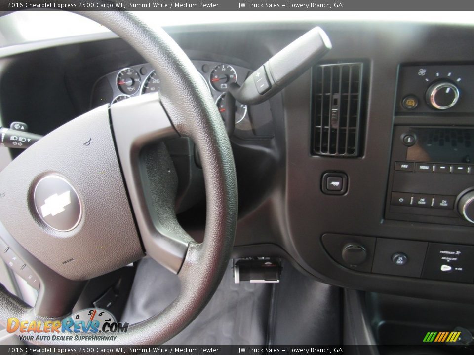 2016 Chevrolet Express 2500 Cargo WT Steering Wheel Photo #33