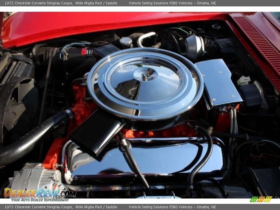 1972 Chevrolet Corvette Stingray Coupe Mille Miglia Red / Saddle Photo #11