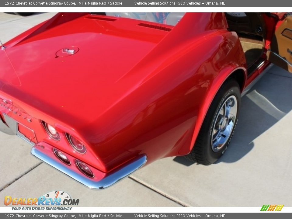1972 Chevrolet Corvette Stingray Coupe Mille Miglia Red / Saddle Photo #13