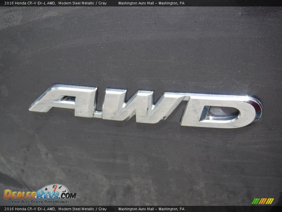 2016 Honda CR-V EX-L AWD Modern Steel Metallic / Gray Photo #11
