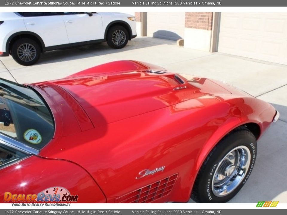 1972 Chevrolet Corvette Stingray Coupe Mille Miglia Red / Saddle Photo #14