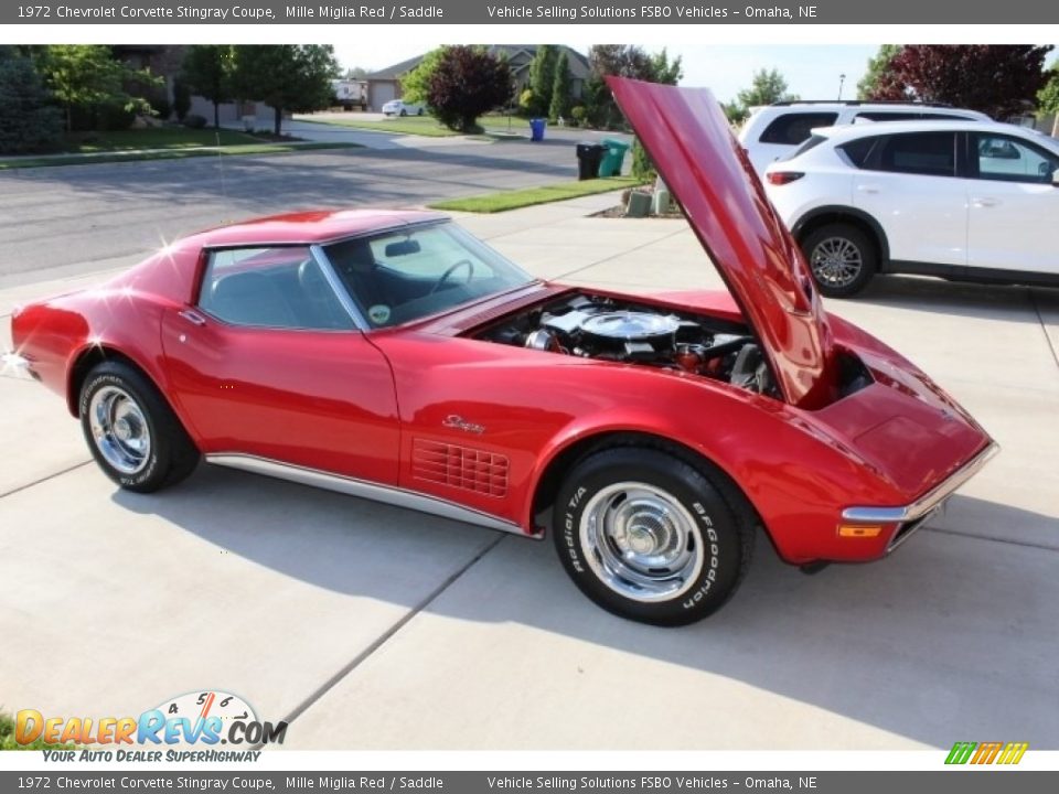 1972 Chevrolet Corvette Stingray Coupe Mille Miglia Red / Saddle Photo #16