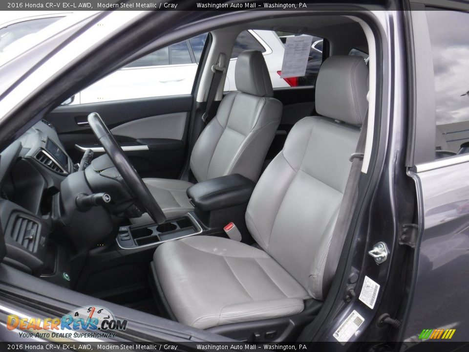 2016 Honda CR-V EX-L AWD Modern Steel Metallic / Gray Photo #15