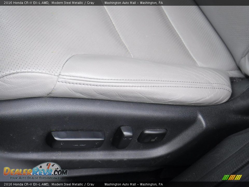 2016 Honda CR-V EX-L AWD Modern Steel Metallic / Gray Photo #16