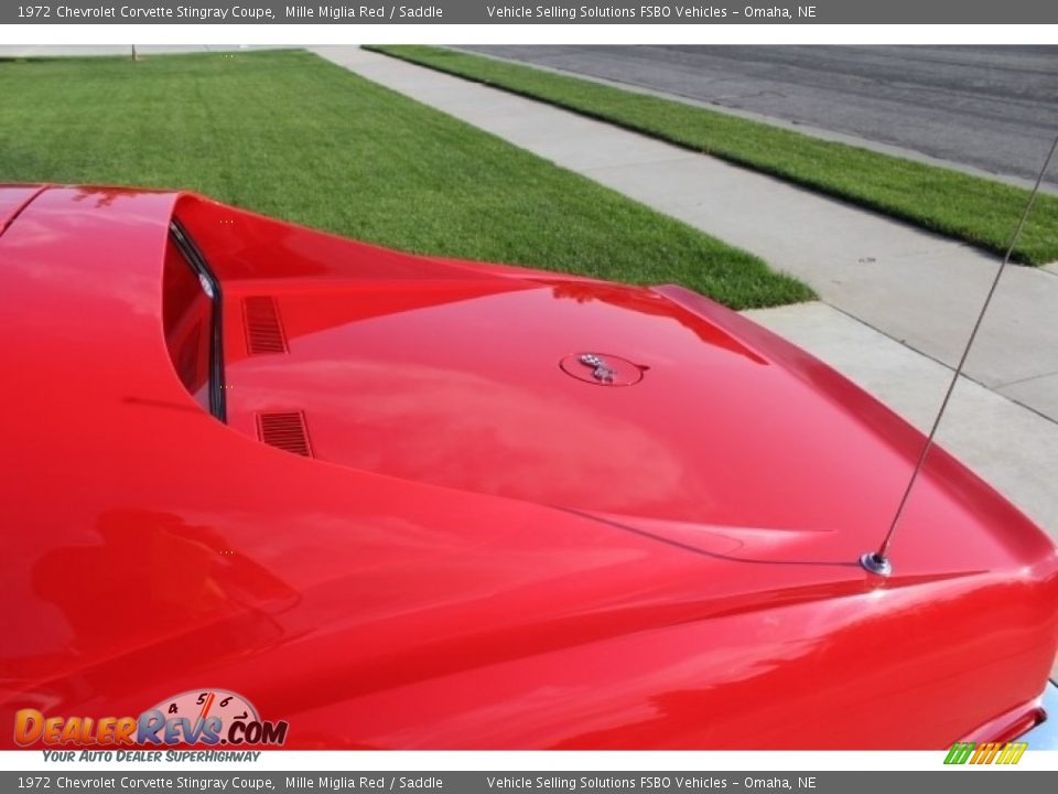 1972 Chevrolet Corvette Stingray Coupe Mille Miglia Red / Saddle Photo #20