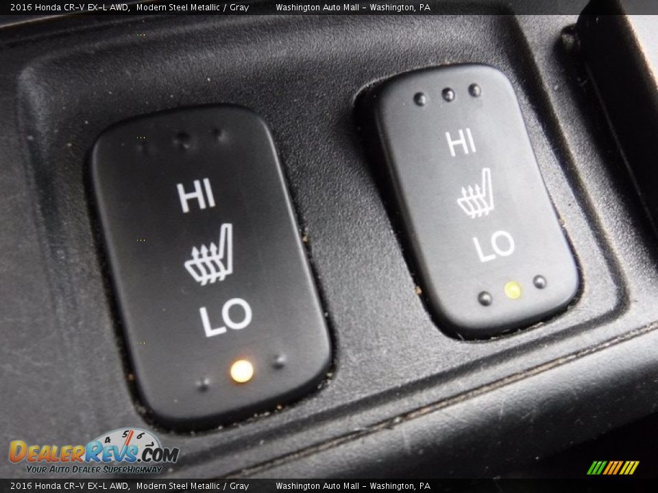 2016 Honda CR-V EX-L AWD Modern Steel Metallic / Gray Photo #18