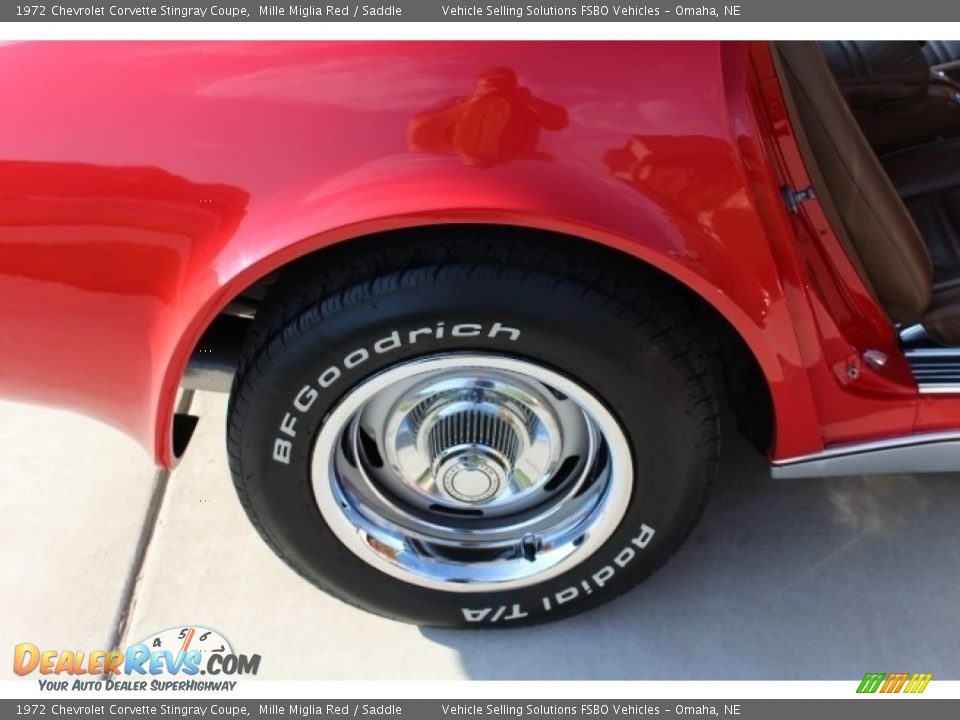 1972 Chevrolet Corvette Stingray Coupe Mille Miglia Red / Saddle Photo #21