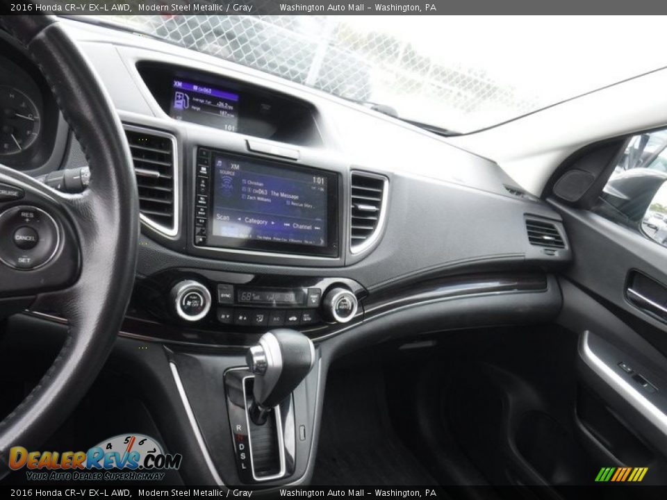 2016 Honda CR-V EX-L AWD Modern Steel Metallic / Gray Photo #19
