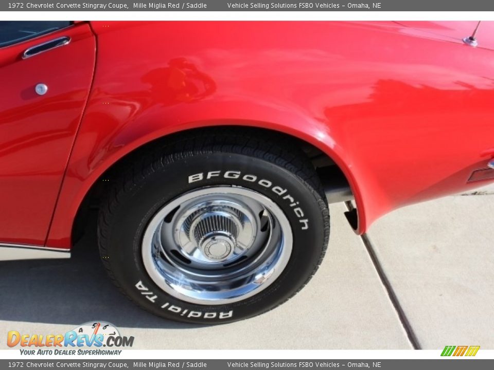 1972 Chevrolet Corvette Stingray Coupe Mille Miglia Red / Saddle Photo #22