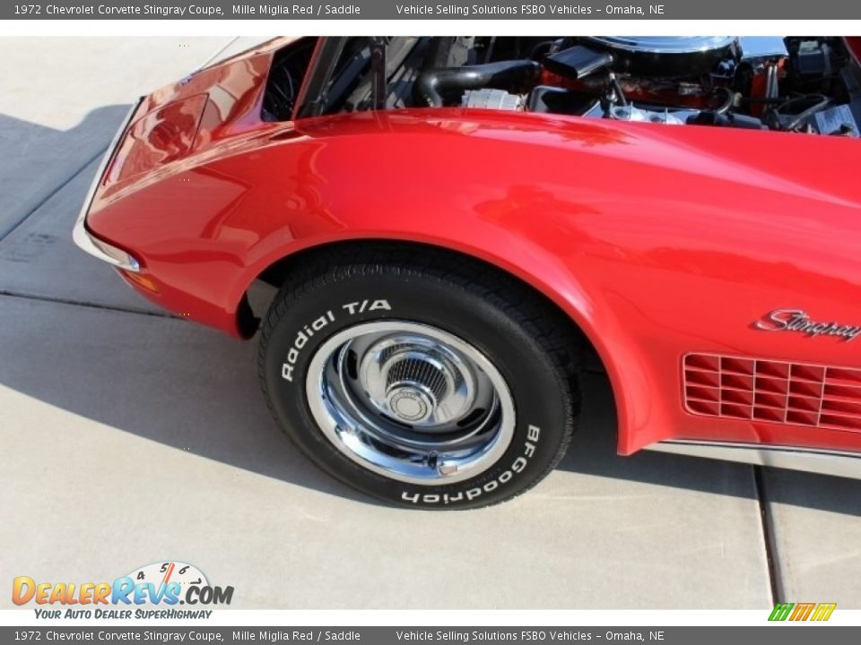 1972 Chevrolet Corvette Stingray Coupe Mille Miglia Red / Saddle Photo #23