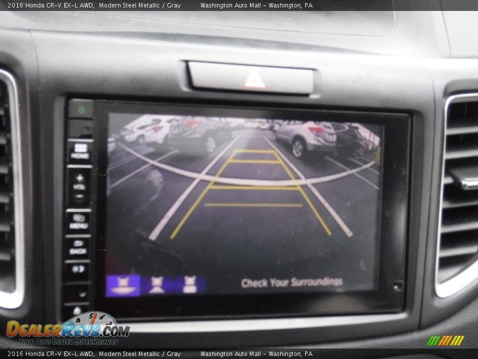 2016 Honda CR-V EX-L AWD Modern Steel Metallic / Gray Photo #21