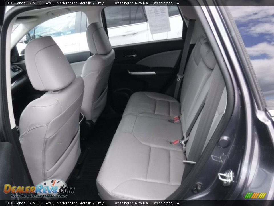 2016 Honda CR-V EX-L AWD Modern Steel Metallic / Gray Photo #24