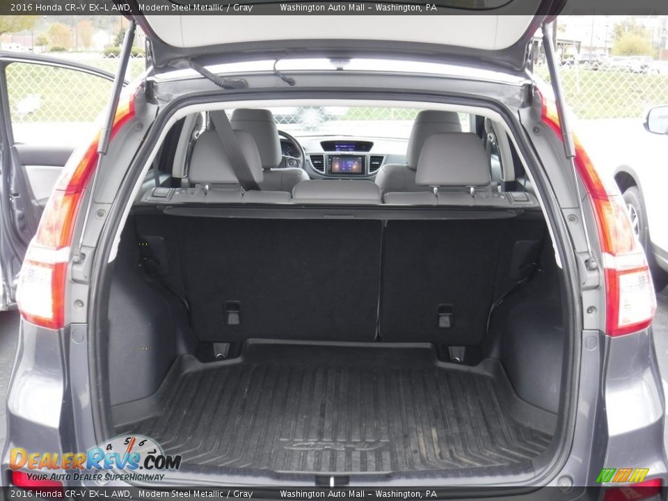 2016 Honda CR-V EX-L AWD Modern Steel Metallic / Gray Photo #25