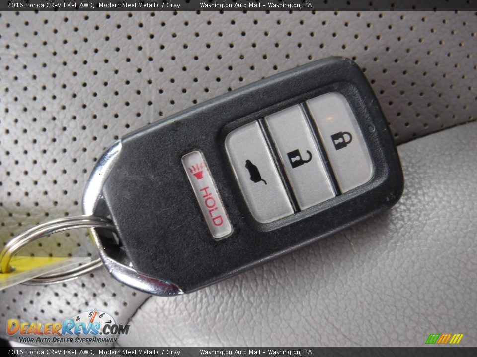2016 Honda CR-V EX-L AWD Modern Steel Metallic / Gray Photo #26