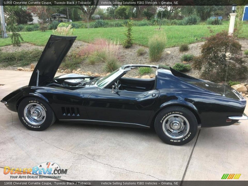 Tuxedo Black 1968 Chevrolet Corvette Coupe Photo #1