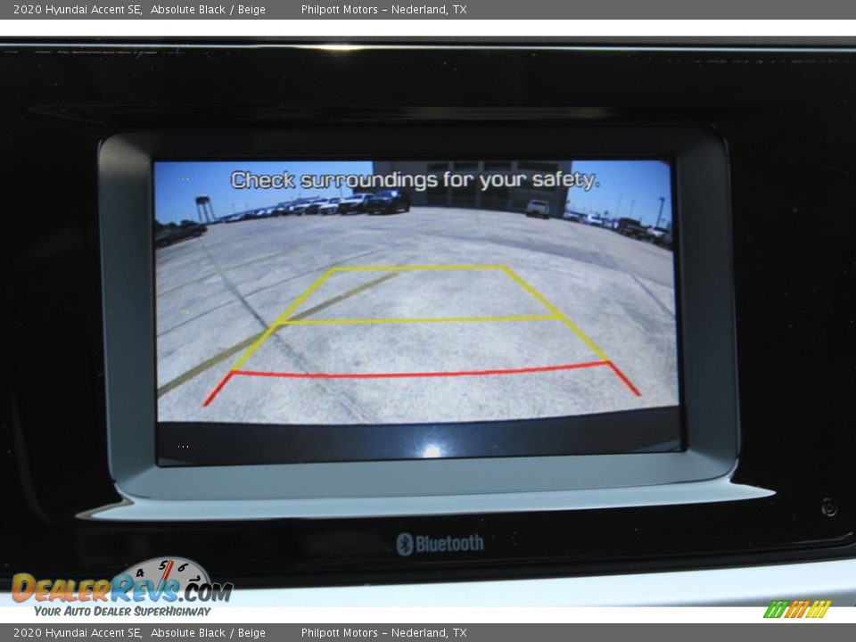 2020 Hyundai Accent SE Absolute Black / Beige Photo #21