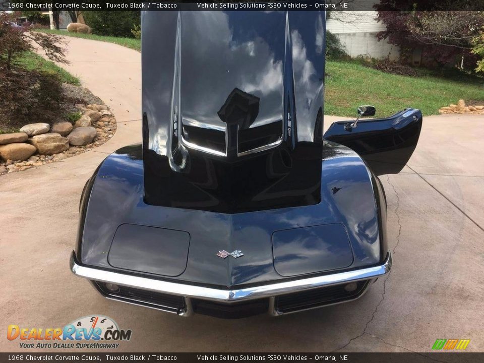 1968 Chevrolet Corvette Coupe Tuxedo Black / Tobacco Photo #2