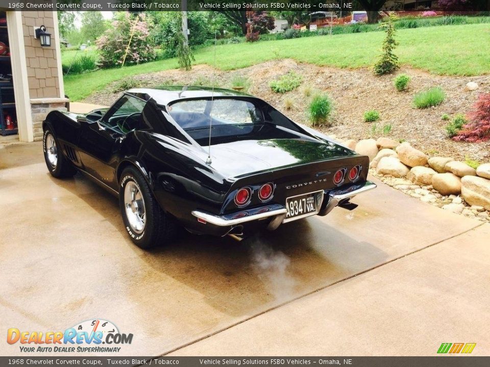1968 Chevrolet Corvette Coupe Tuxedo Black / Tobacco Photo #5