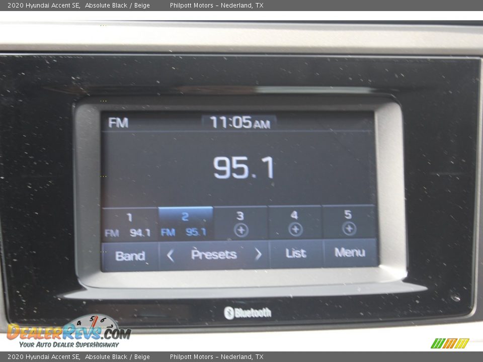 2020 Hyundai Accent SE Absolute Black / Beige Photo #15