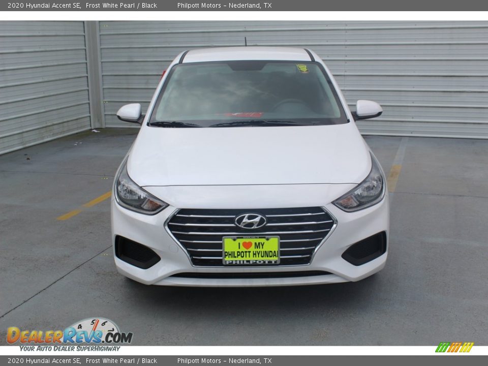 2020 Hyundai Accent SE Frost White Pearl / Black Photo #3