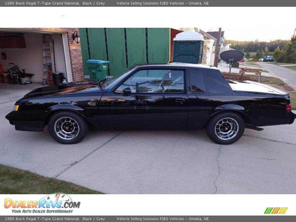 Black 1986 Buick Regal T-Type Grand National Photo #2