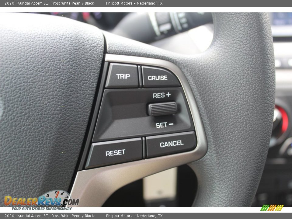 2020 Hyundai Accent SE Frost White Pearl / Black Photo #12