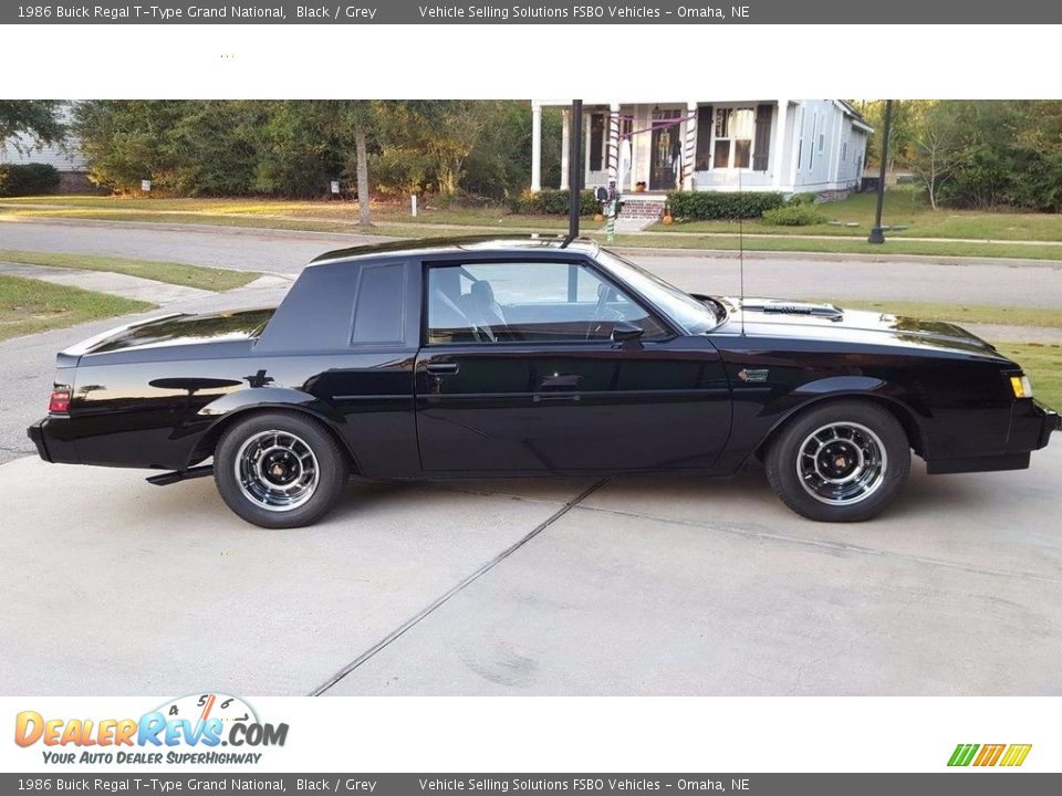 Black 1986 Buick Regal T-Type Grand National Photo #8