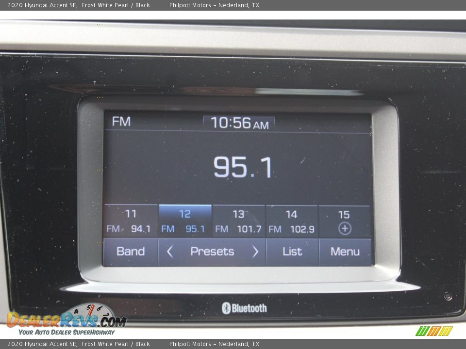 2020 Hyundai Accent SE Frost White Pearl / Black Photo #15