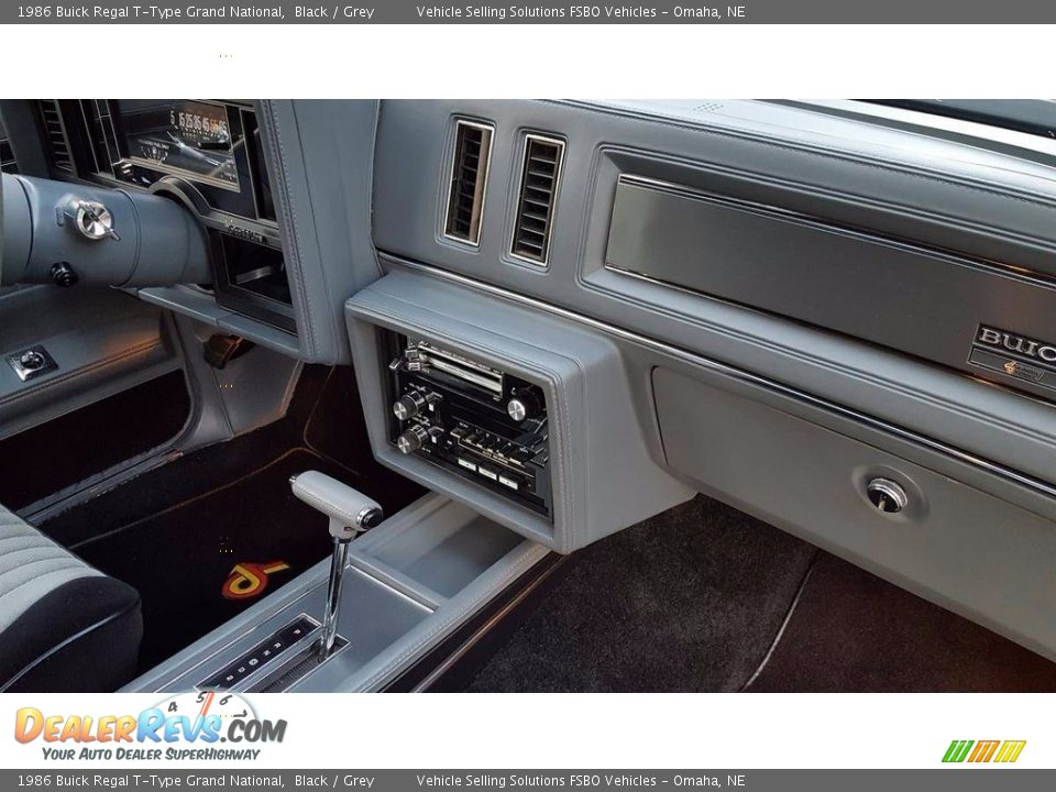 Dashboard of 1986 Buick Regal T-Type Grand National Photo #12