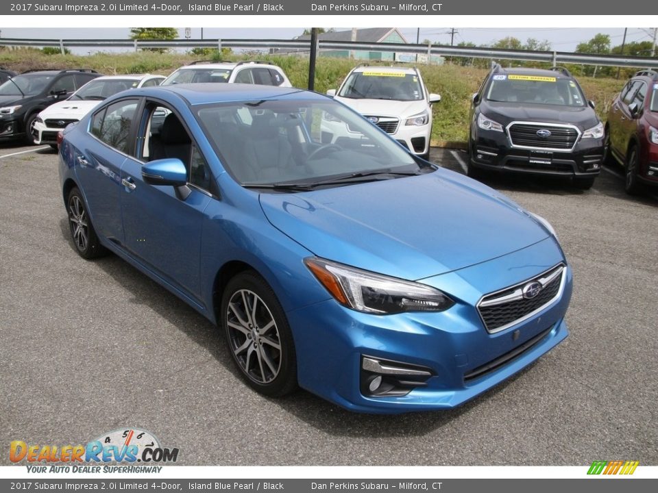 Island Blue Pearl 2017 Subaru Impreza 2.0i Limited 4-Door Photo #3