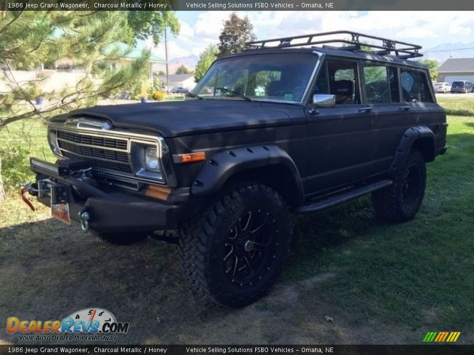 Charcoal Metallic 1986 Jeep Grand Wagoneer  Photo #4