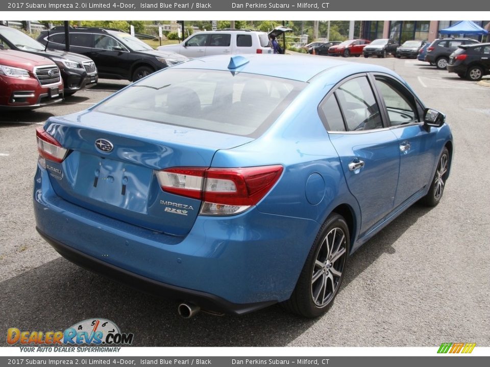 2017 Subaru Impreza 2.0i Limited 4-Door Island Blue Pearl / Black Photo #5