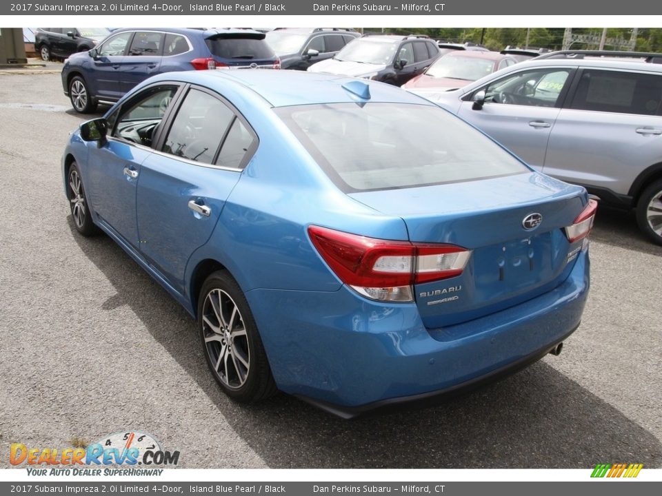 2017 Subaru Impreza 2.0i Limited 4-Door Island Blue Pearl / Black Photo #7
