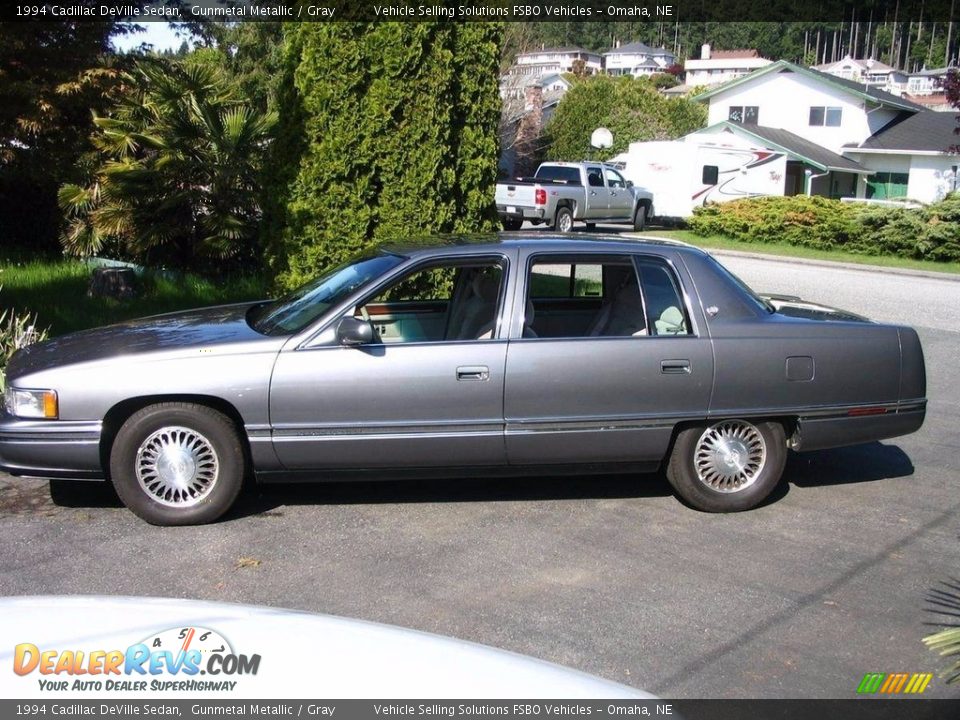 Gunmetal Metallic 1994 Cadillac DeVille Sedan Photo #5