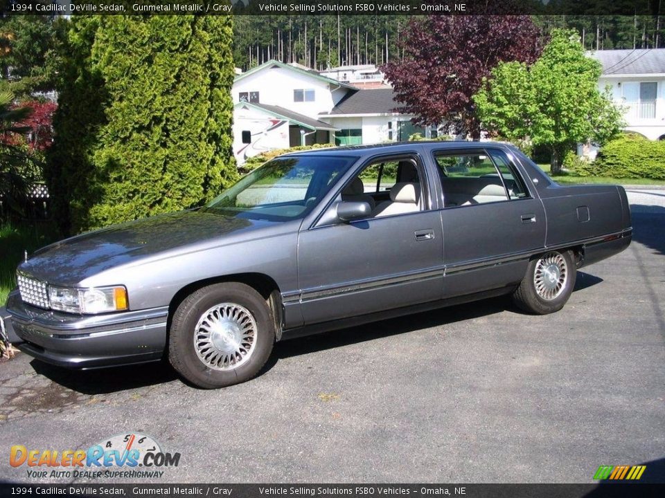 Gunmetal Metallic 1994 Cadillac Deville Sedan Photo #7